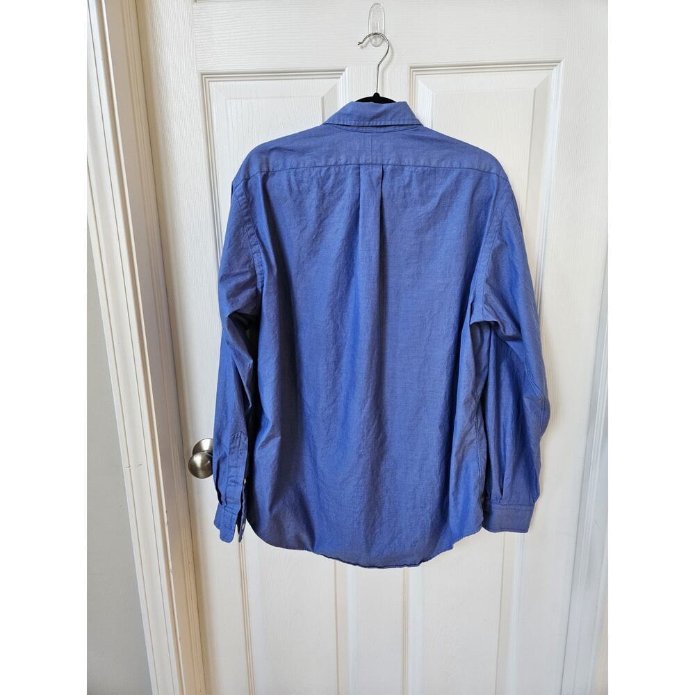 Polo Ralph Lauren Yarmouth Shirt Mens 16-36 Blue Oxford Button Down Classic Fit - Picture 2 of 10